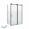 Душевой уголок Ceruttispa Чезас (Ceza's) 120х90 CEZA’S120BF R 12179 профиль Черный матовый стекло матовое