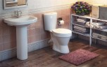 Унитаз компакт Rosa Элегант 4620008195186 Белый с бачком и сиденьем