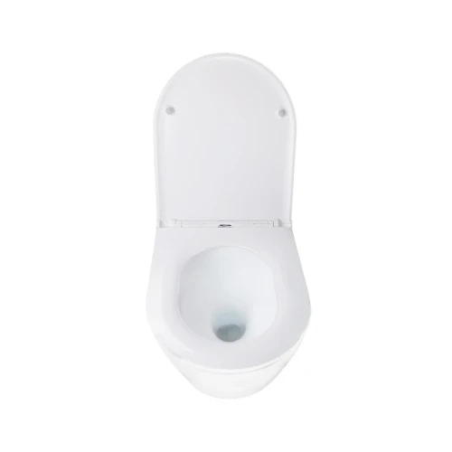 Унитаз Azario Bliss AZ-5179T-WHT подвесной цвет Белый с сиденьем Микролифт