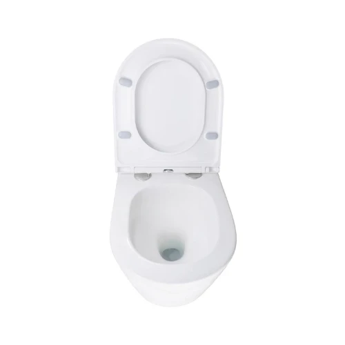 Унитаз Azario Bliss AZ-5179T-WHT подвесной цвет Белый с сиденьем Микролифт