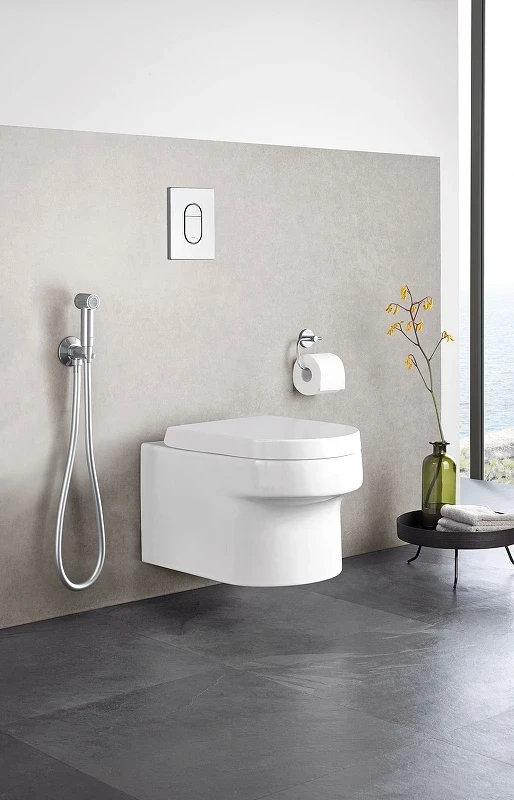 Шланговое подключение Grohe Sena 26333000 Хром латунь на стену