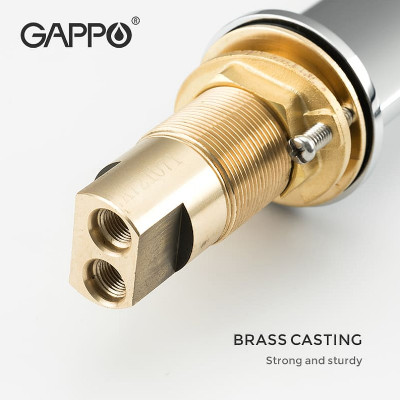 Смеситель для раковины Gappo G1052-80 Хром латунь