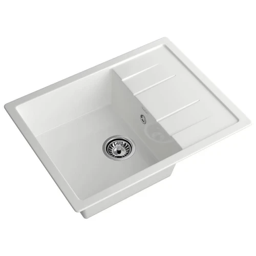 Кухонная мойка GranFest Quadro Q-650L иней цвет Иней