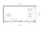 Душевой уголок BelBagno Soft Close-1 160x80 SOFT_CLOSE-1-AH-1-160/80-C-GM профиль Оружейная сталь стекло прозрачное