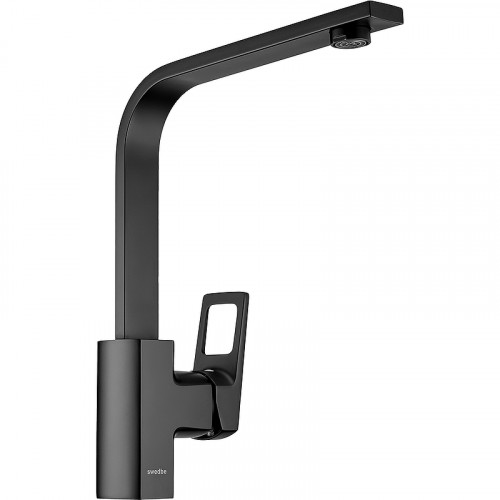 Смеситель для кухни Swedbe Kronos 2041B Черный матовый латунь