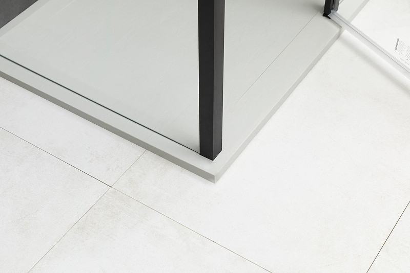 Душевой уголок Allen Brau Priority 120x100 3.31009.BBA+3.31021.BBA цвет профиля Черный браш стекло прозрачное
