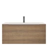 Тумба под раковину Creto Luna 100 17-WD100 подвесная цвет Wood