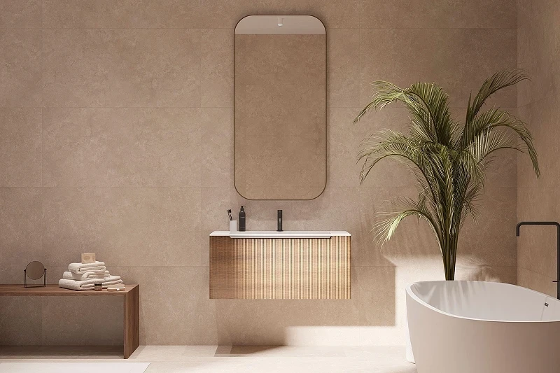 Тумба под раковину Creto Luna 100 17-WD100 подвесная цвет Wood