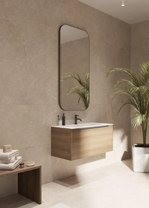 Тумба под раковину Creto Luna 100 17-WD100 подвесная цвет Wood
