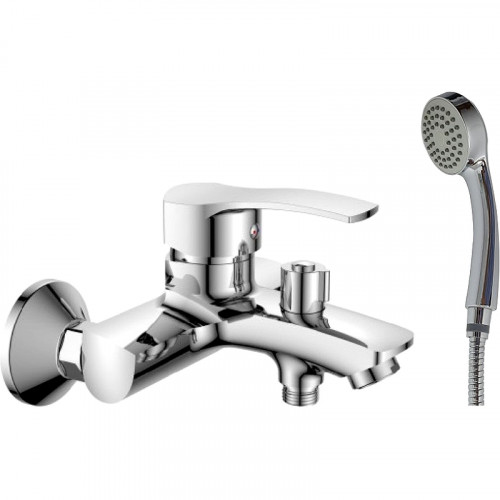 Смеситель для ванны Haiba HB6070 Хром на стену