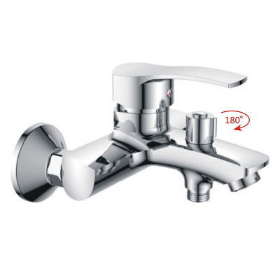 Смеситель для ванны Haiba HB6070 Хром на стену