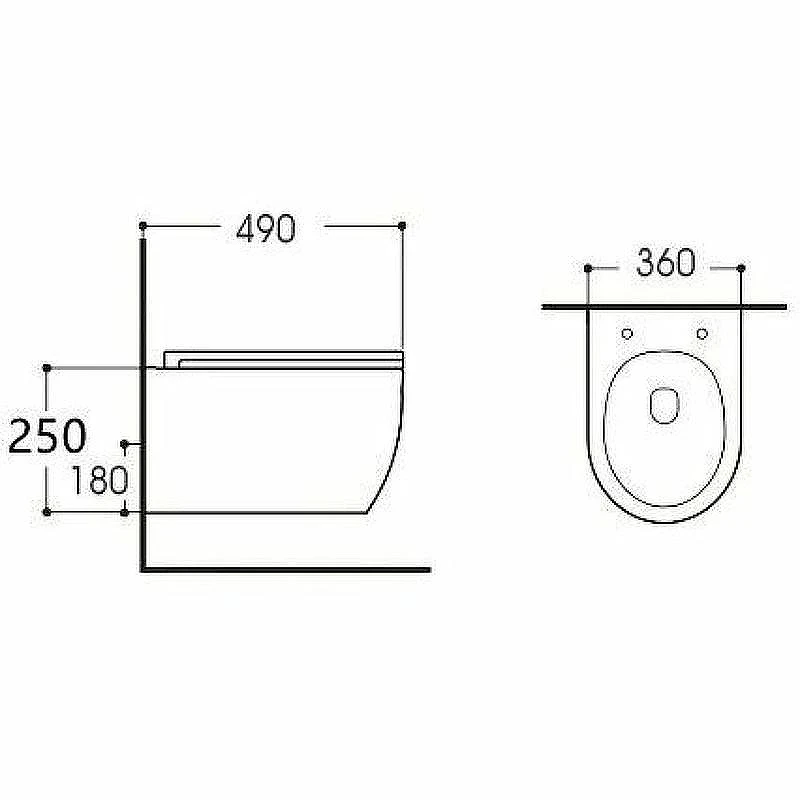Унитаз Aquanet Smart W Tornado 332172 подвесной с сиденьем Микролифт