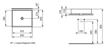 Раковина-чаша Ideal Standard Strada 50 K077601 Euro White фарфор накладная