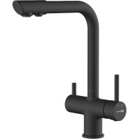 Смеситель для кухни WasserKRAFT A8367 Черный матовый латунь