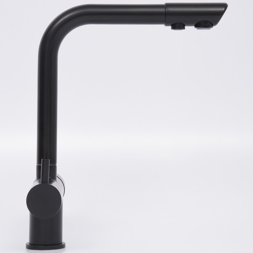 Смеситель для кухни WasserKRAFT A8367 Черный матовый латунь