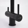 Смеситель для кухни WasserKRAFT A8367 Черный матовый латунь