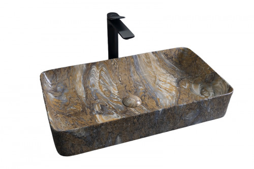 Раковина-чаша Gid Geometrico 60 Mnc396T 54475 цвет Под камень глянцевый