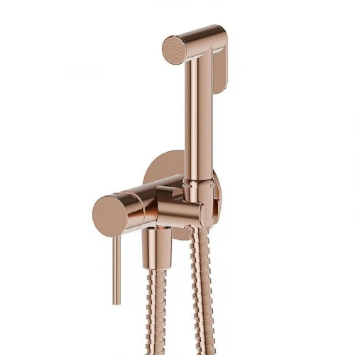 Гигиенический душ со смесителем Newform Idroscopini 886E.59.067 цвет Copper Bronze