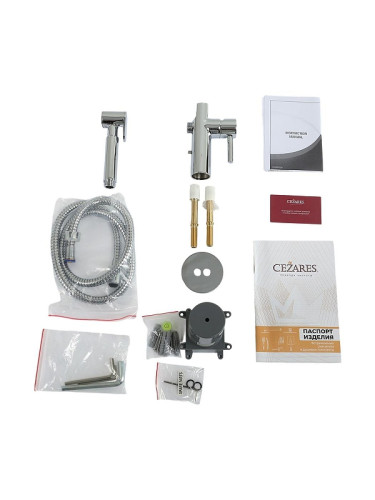 Гигиенический душ со смесителем Cezares Свобода (Liberty) LIBERTY-F-DIF-01 цвет Хром