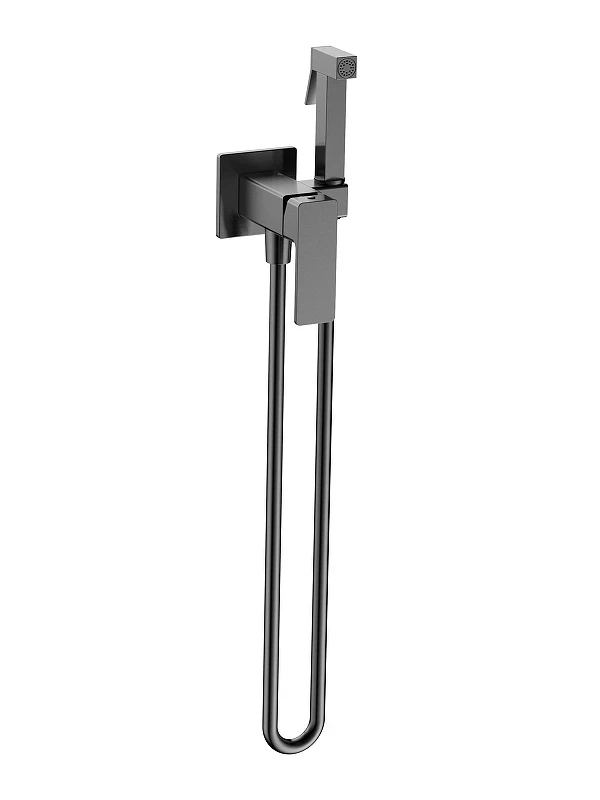 Гигиенический душ со смесителем AQUAme Savona AQM6817GM цвет Оружейный металл