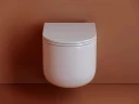 Унитаз Ceramicanova Ulma Rimless CN4006 подвесной Белый с сиденьем Микролифт фарфор подвесной