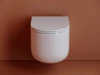 Унитаз Ceramicanova Ulma Rimless CN4006 подвесной Белый с сиденьем Микролифт фарфор подвесной