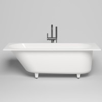 Ванна из искусственного камня Salini Ornella 170х75 102311G Белая глянцевая