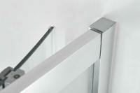 Душевой уголок Vincea Alpha 90x90 VSQ-3AL900MT профиль Хром стекло текстурное