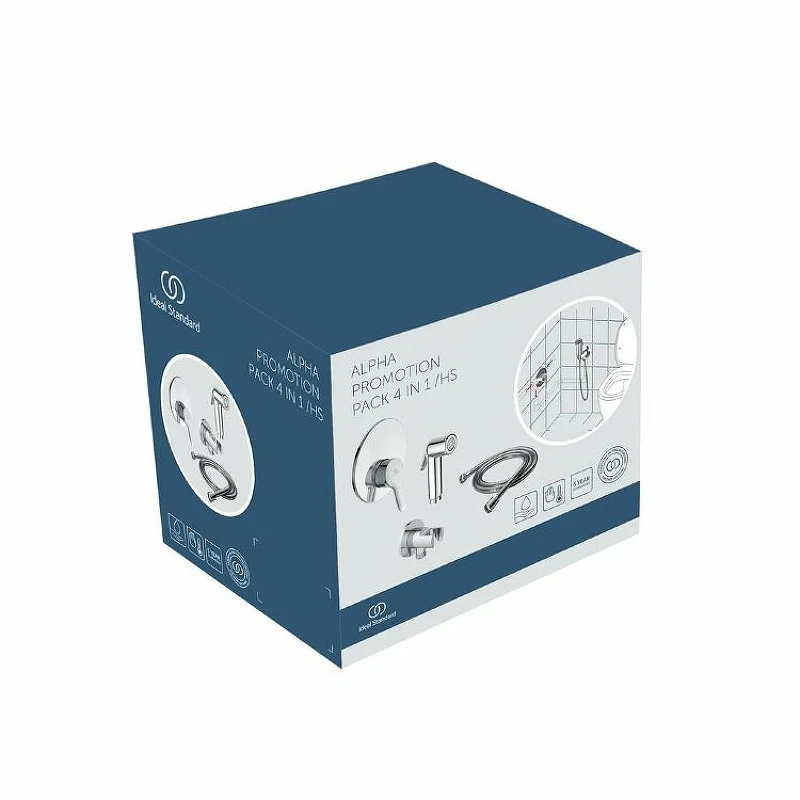 Гигиенический душ со смесителем Ideal Standard Ideal Spray BD125AA Хром латунь на стену