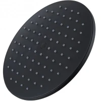 Верхний душ Bravat Built-in P70253BW-ENG Черный матовый пластик на стену