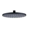 Верхний душ Bravat Built-in P70253BW-ENG Черный матовый пластик на стену