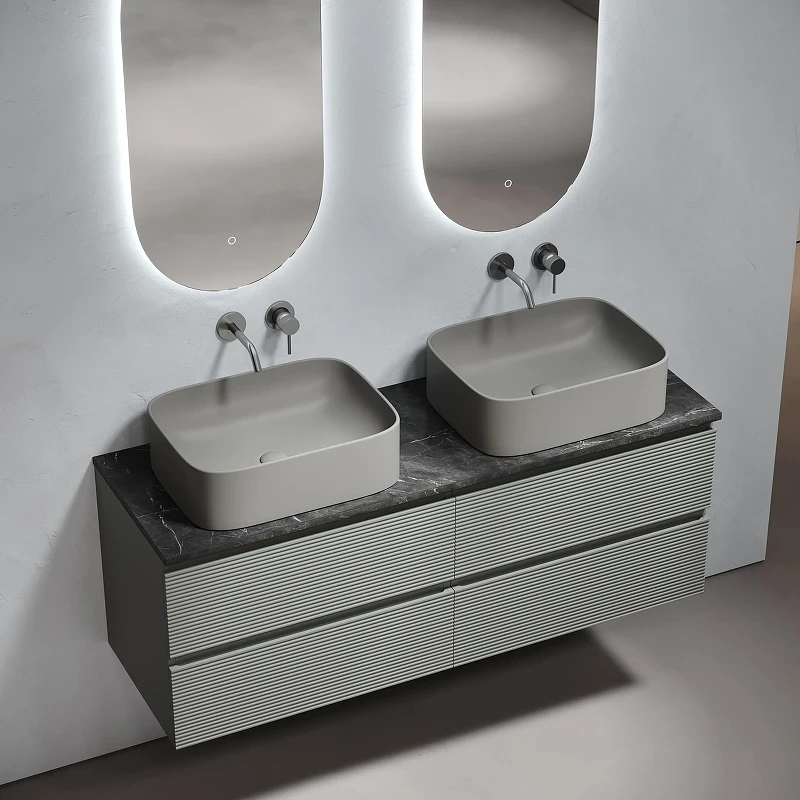 Столешница под раковину Sancos 140 TT140A1 Black Sky
