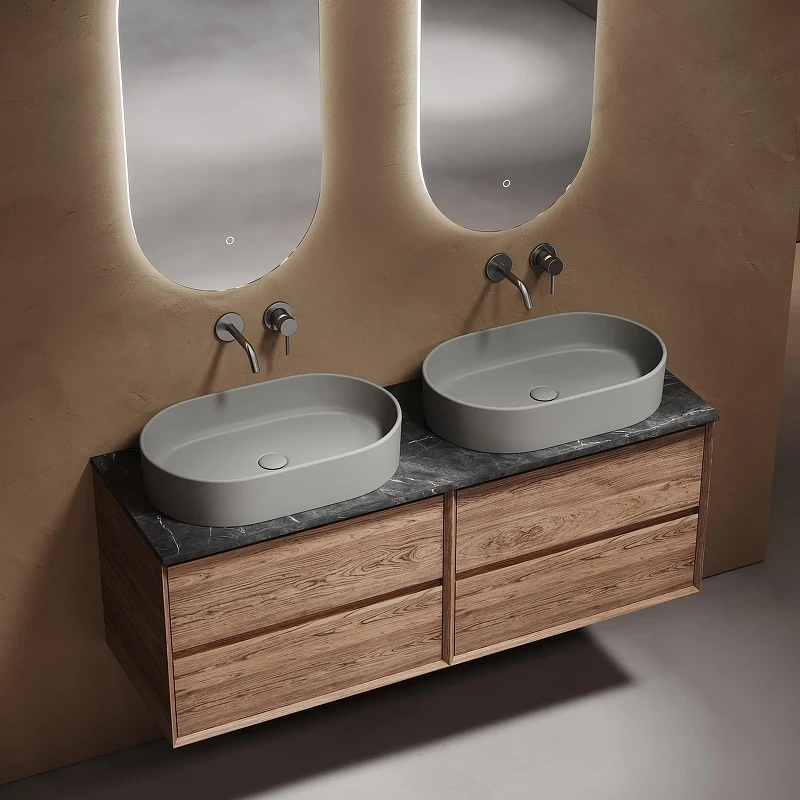Столешница под раковину Sancos 140 TT140A1 Black Sky
