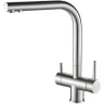 Смеситель для кухни Swedbe Selene Plus K8144K с фильтром Нержавеющая сталь