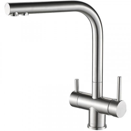 Смеситель для кухни Swedbe Selene Plus K8144K с фильтром Нержавеющая сталь