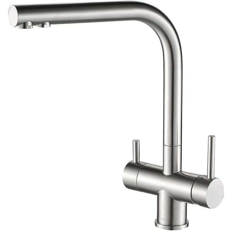 Смеситель для кухни Swedbe Selene Plus K8144K с фильтром Нержавеющая сталь