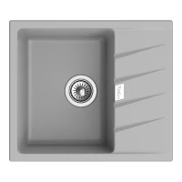 Кухонная мойка Rivelato Raum RM-58 grigio metallizzato цвет Серый металлик