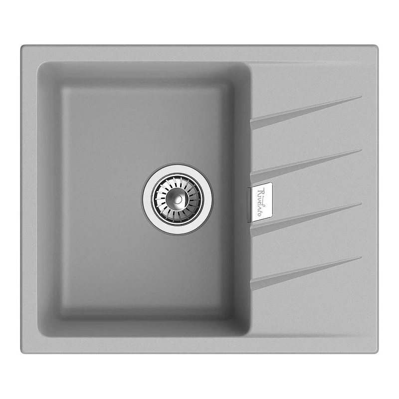 Кухонная мойка Rivelato Raum RM-58 grigio metallizzato цвет Серый металлик