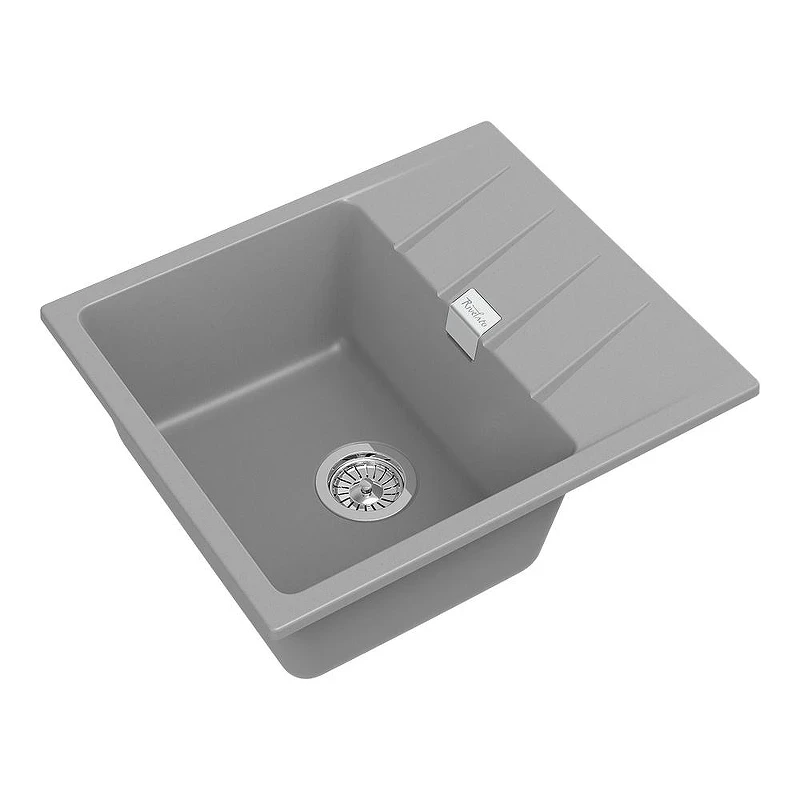 Кухонная мойка Rivelato Raum RM-58 grigio metallizzato цвет Серый металлик