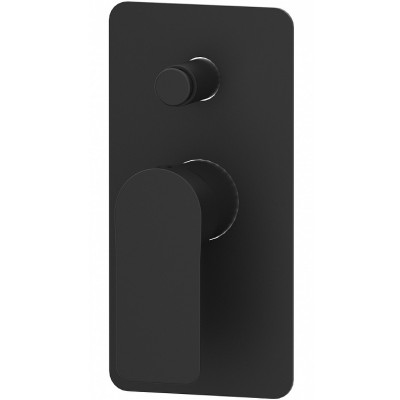 Смеситель для душа Remer Infinity I09KBNO Черный матовый латунь встраиваемый