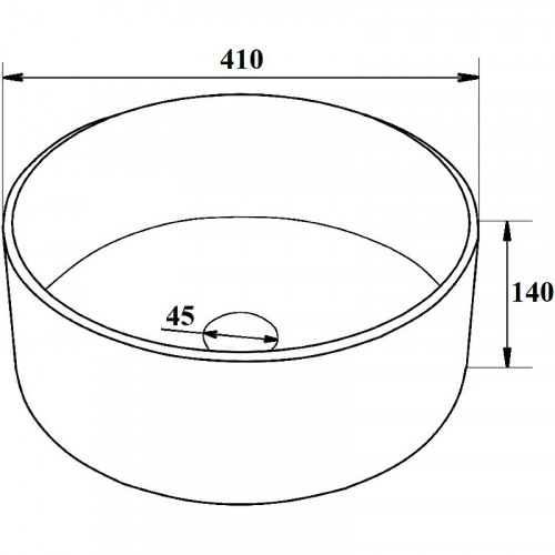 Раковина-чаша Runo Palla 41 00-00001358 Белая