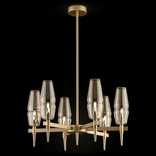 Люстра на штанге Maytoni Лита H002PL-06G