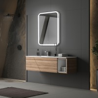 Зеркало Abber See 55 AG6105S с подсветкой с сенсорным выключателем и диммером стекло