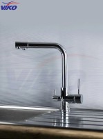 Смеситель для кухни Viko V-5004 Хром латунь на столешницу