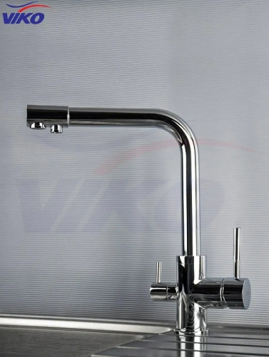 Смеситель для кухни Viko V-5004 Хром латунь на столешницу