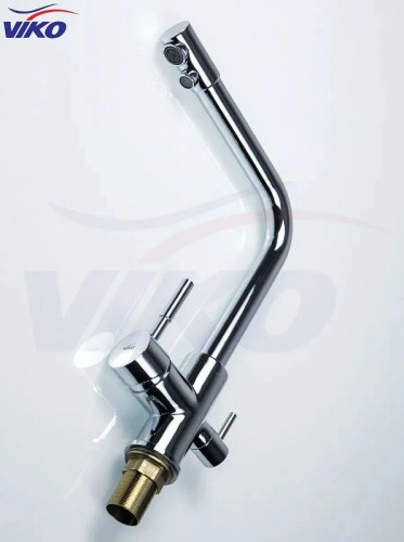 Смеситель для кухни Viko V-5004 Хром латунь на столешницу