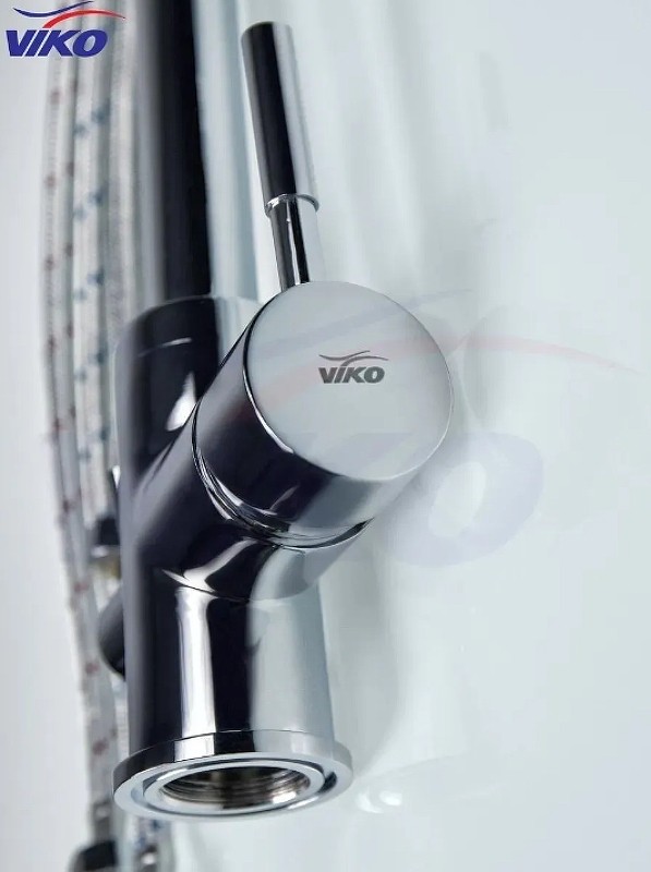 Смеситель для кухни Viko V-5004 Хром латунь на столешницу
