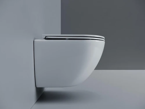 Унитаз подвесной Ceramicanova Альба (Alba) CN11005T цвет Белый с сиденьем Микролифт