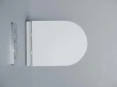 Унитаз подвесной Ceramicanova Альба (Alba) CN11005T цвет Белый с сиденьем Микролифт