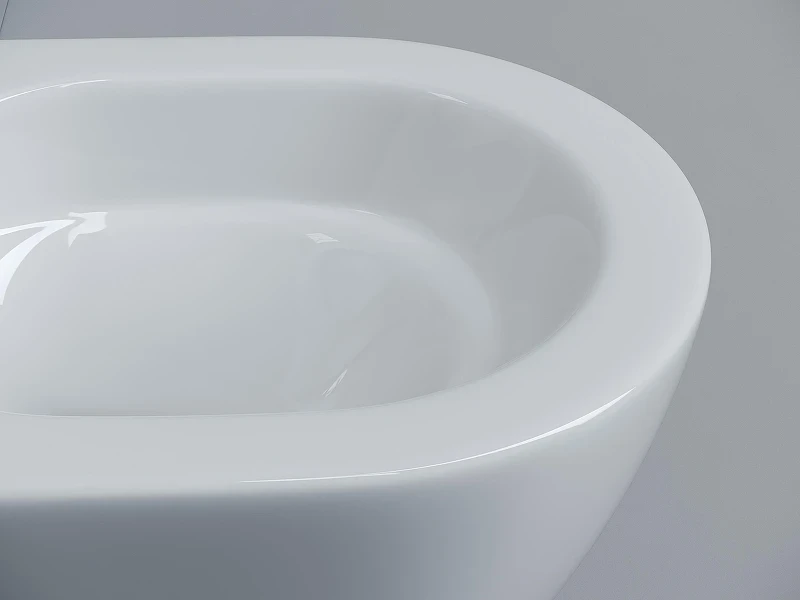 Унитаз подвесной Ceramicanova Альба (Alba) CN11005T цвет Белый с сиденьем Микролифт
